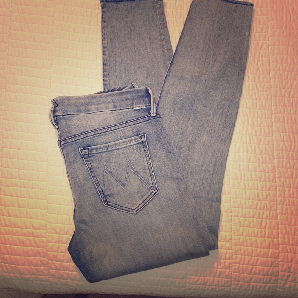 Mother The Looker ankle fray jeans - Picture 1 of 8